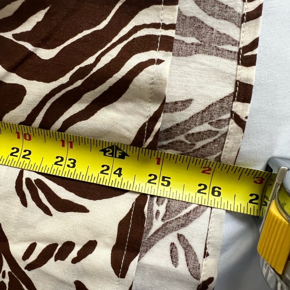 C by One Women’s Brown & Beige Print Blouse - Picture 9 of 9